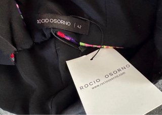Conjunto Rocio Osorno Negro Flores