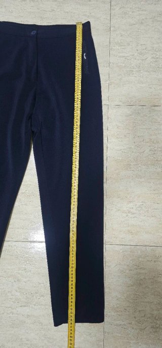 Pantalón Përla..Oversize azul marino