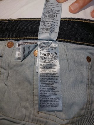 Pantalón Vaquero Levi's 501 negro Talla W44 L32