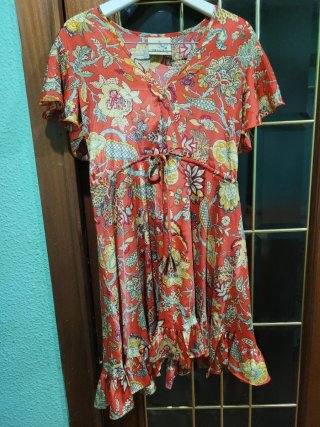 Vestido Mujer Flores Trilce Talla M