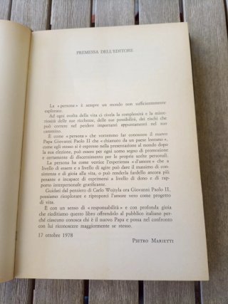 Amore e responsabilità Carlo Wojtyla Marietti