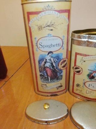Latas de colección Pasta Semolina Italia