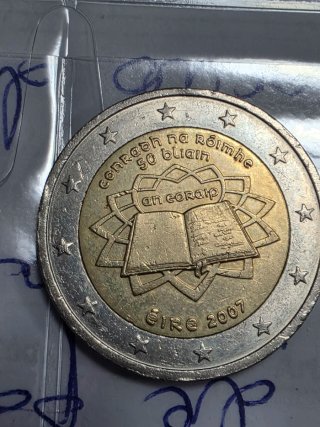 Moneda 2€ conmemorativa de Irlanda 2007