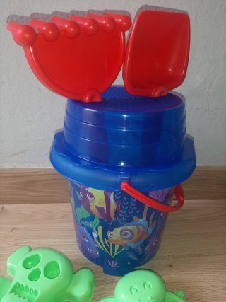 Juego de playa cubo, +accesorios