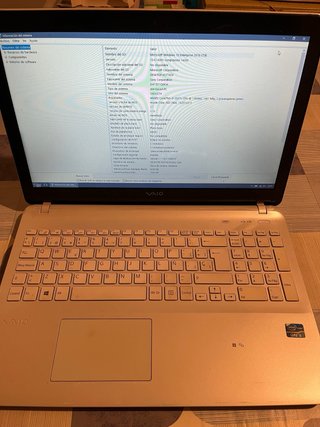 Sony Vaio SVF1521Q6EW Plata/Blanco