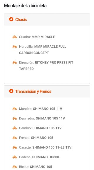 Mmr Miracle 105 Shimano 105