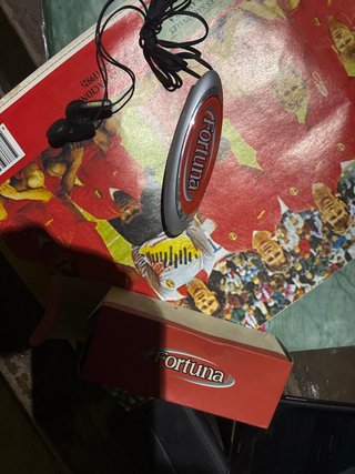 Auriculares Fortuna Negros y Plateados