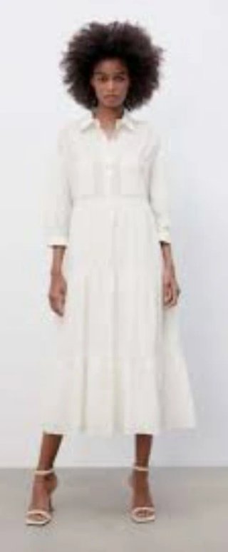 Vestido largo Zara Talla S