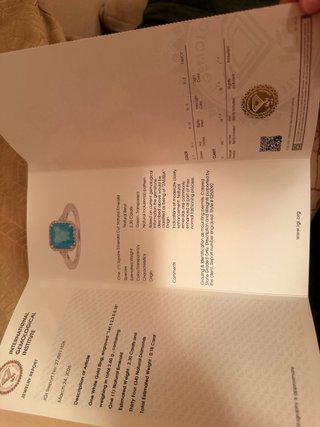 Anillo Oro Blanco 14K Esmeralda 2.30ct IGI