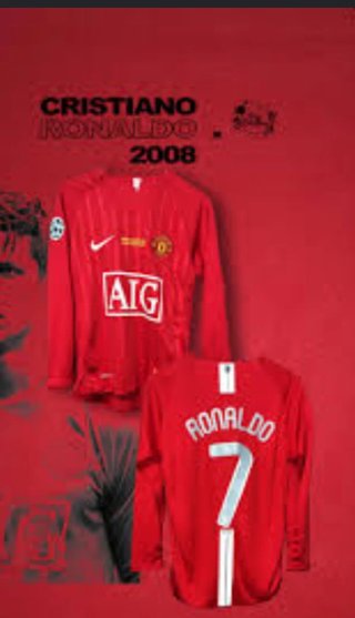 Camiseta Manchester Utd Ronaldo Larga