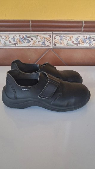Zapatos Labor Profesional Piel Negro Codeor 37-38