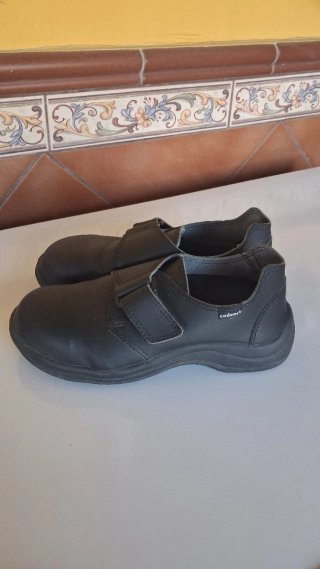 Zapatos Labor Profesional Piel Negro Codeor 37-38