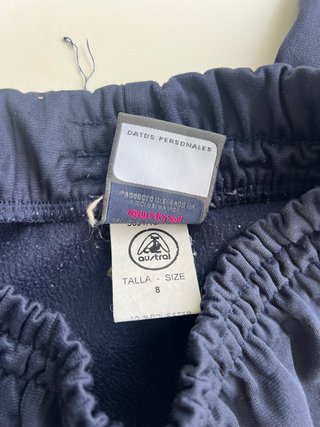Pantalones chándal 8 años Uniforme Salesianas