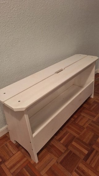 Mueble Zapatero de Madera Blanco