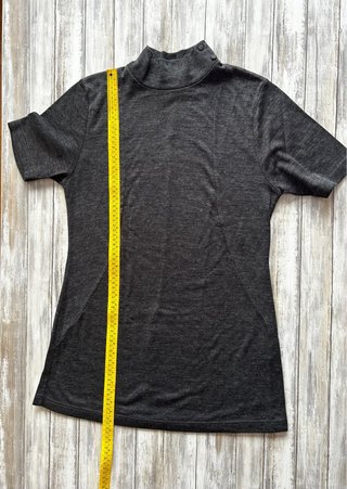 Camisola H&M cuello alto gris Talla L