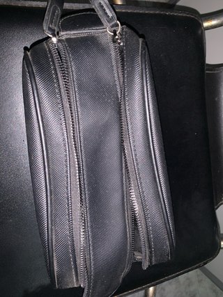 Riñonera Lacoste Negra Hombre