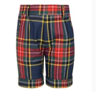 Bermuda cuadros uniforme talla 6, tengo dos unds.