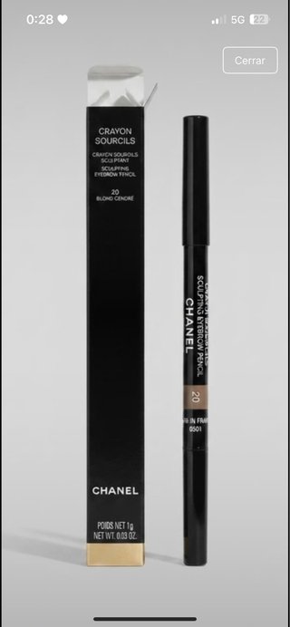 Lápiz de cejas Chanel 20 Blond Cendré