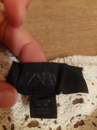 Vestido crochet Zara Talla M