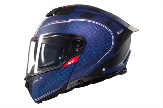 Casco de moto MT Atom 2 SV Destiny C7 Mate