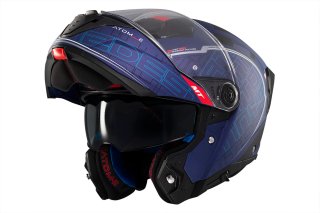 Casco de moto MT Atom 2 SV Destiny C7 Mate