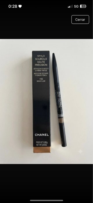 Lápiz de cejas Chanel Stylo Sourcils 156Brun Clair