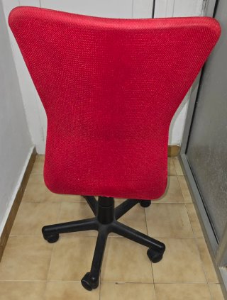Silla Relaxdays, giratoria carga 90kg (102*55*55)