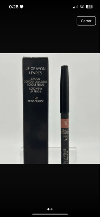 Chanel Le Crayon Lèvres 198 Beige Orange
