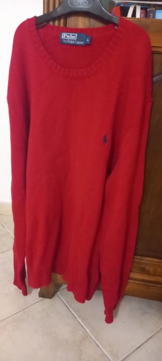 Maglione Polo Ralph Lauren Rosso Taglia L