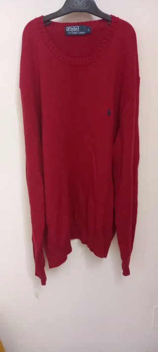 Maglione Polo Ralph Lauren Rosso Taglia L