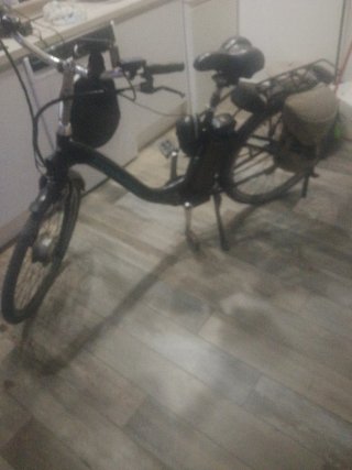 Bicicleta eléctrica con accesorios