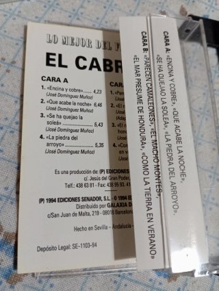 EL CABRERO - LO MEJOR DEL FLAMENCO , 1994.