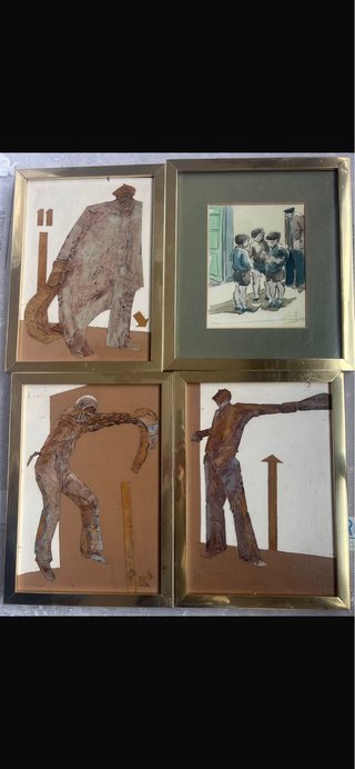 4 Cuadros Originales de Autor