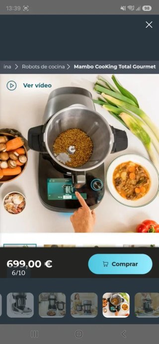 ✅️ Mambo Cooking Total Gourmet Robot de Cocina
