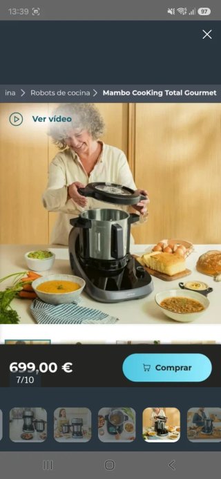 ✅️ Mambo Cooking Total Gourmet Robot de Cocina