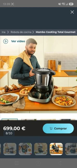 ✅️ Mambo Cooking Total Gourmet Robot de Cocina