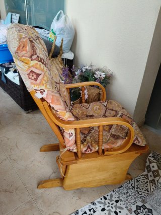 Sillón Mecedora Amaca de Madera