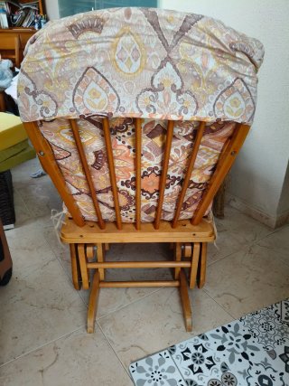 Sillón Mecedora Amaca de Madera