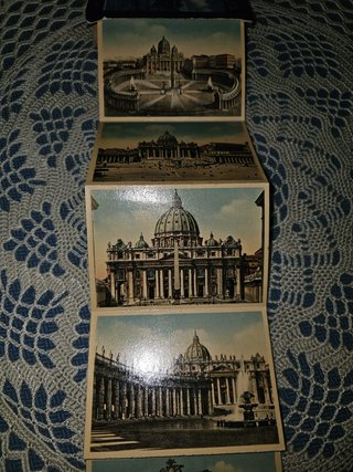 Bloque Postales Roma Acordeón