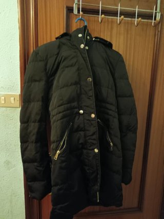 Chaqueta acolchada negra