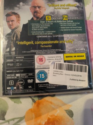 DVD Breaking Bad - Temporada 3 Completa