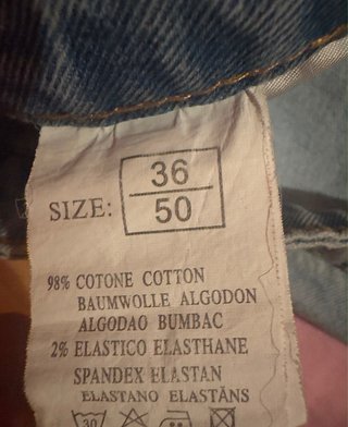 JFM Jeans Azzurri Dettagli Arancioni