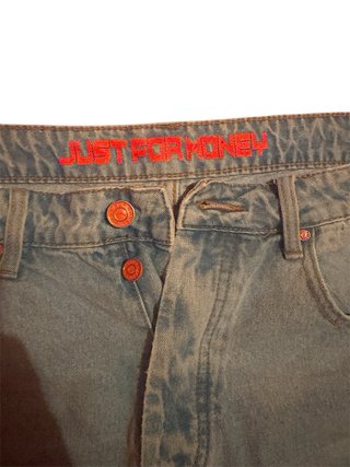 JFM Jeans Azzurri Dettagli Arancioni