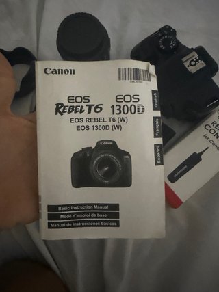 Cámara Canon T6