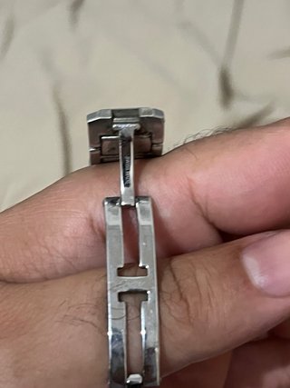 Reloj Cartier Plata y Blanco