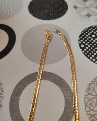 Collar Acero Dorado Unisex