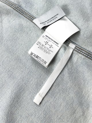 Off-White SS21 Marker Arrows Denim Shirt Light Blu