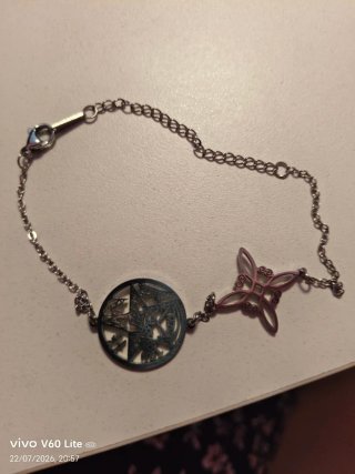 Pulsera amuletos de acero quirúrgico