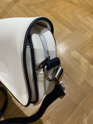Bolso Lacoste Blanco y Azul