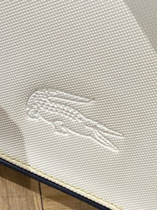 Bolso Lacoste Blanco y Azul